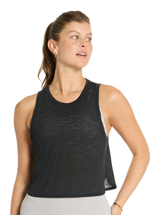  Nimble Barely There Cropped Tank - Black