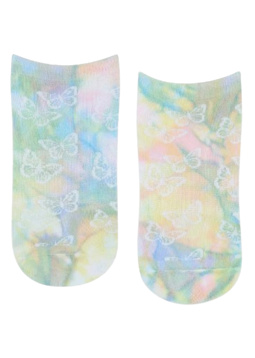 Move Active Classic Crew Lo Rise Socks - Social Butterfly