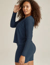 Beyond Yoga Featherweight Daydreamer Pullover - Nocturnal Navy