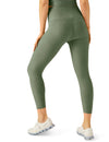 Beyond Yoga At Your Leisure High Waisted Midi Legging - Moss Green Heather