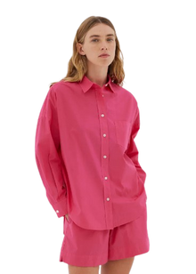  LMND The Chiara Shirt - Raspberry