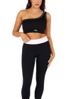 Jeanne The Label Seamless Leggings - Black and White