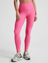Beyond Yoga Caught In The Midi High Waist Legging -  Luscious Pink Heather