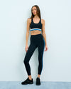 Splits59 Ella High Waist Airweight 7/8 Legging - Black/Stone Blue
