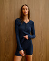 Splits59 Louise Rib Henley - Indigo