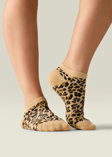  MoveActive Classic Low Rise Grip Socks - Safari