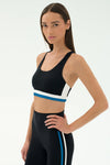 Splits59 Airweight Maci Bra - Black/Stone Blue