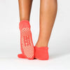 Pointe Studio Union Grip Socks - Hot Coral