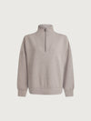Varley Hawley Half Zip Sweat - Taupe