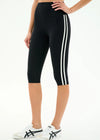 Splits59 Ella High Waist Airweight 16" Capri - Black/White