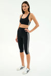 Splits59 Ella High Waist Airweight 16" Capri - Black/White