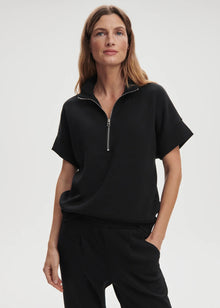  Varley Ritchie Short Sleeve Sweat - Black
