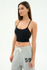 Splits59 Airweight Crop Tank - Black