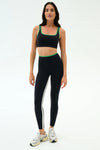 Splits59 Easton Rigor High Waist 26" Leggings - Black/Grass
