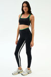 Splits59 Easton Rigor High Waist 26" Leggings - Black/Grass