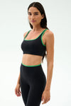 Splits59 Cait Rigor Bra - Black/Grass