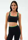 Splits59 Cait Rigor Bra - Black/Grass