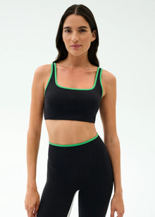  Splits59 Cait Rigor Bra - Black/Grass