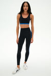 Splits59 Ella High Waist Airweight 7/8 Legging - Black/Classic Blue