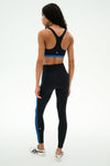 Splits59 Ella High Waist Airweight 7/8 Legging - Black/Classic Blue