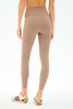 Splits59 Mia Rigor 7/8 Leggings with stripe - Latte/White