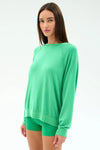 Splits59 Andie Oversized Fleece Sweatshirt - Spearmint