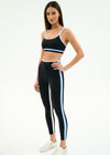 Splits59 Sam High Waist Rigor 7/8 Legging - Black/Skylight