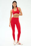 Splits59 Airweight High Waist 28" Full Length Legging - Pirate Red