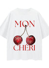 Maku the Label Mon Cheri Oversize Tee - Lucent White