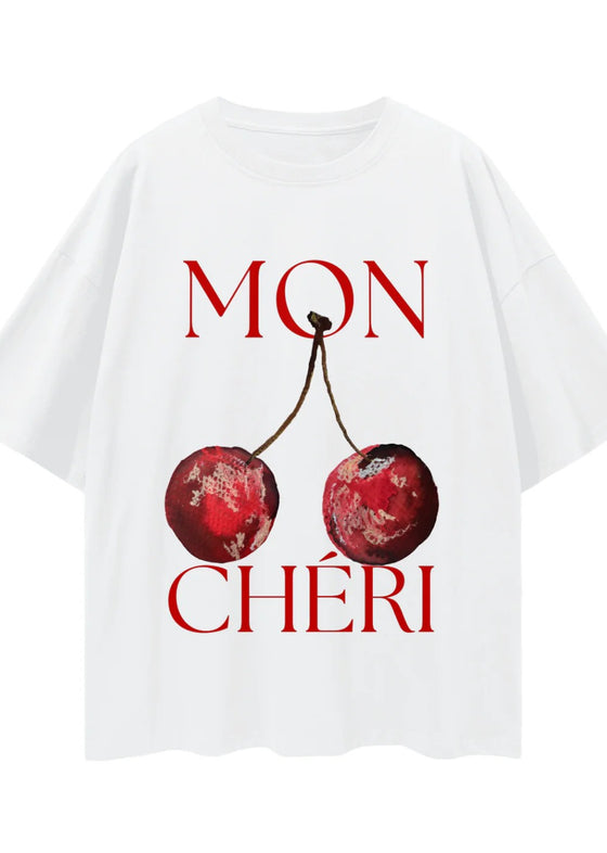 Maku the Label Mon Cheri Oversize Tee - Lucent White