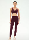 Splits59 Airweight 7/8 Pocket Legging - Dark Cherry
