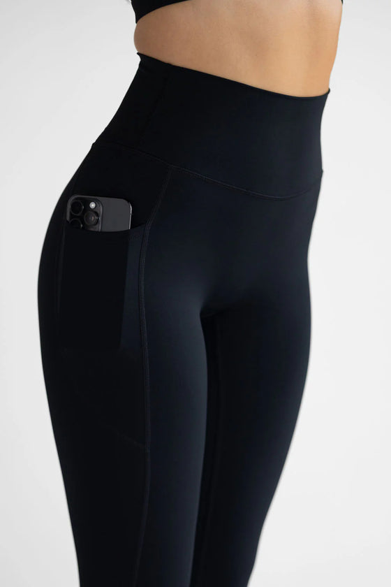 Leelo Sculpt Full Length Pocket Legging - Black
