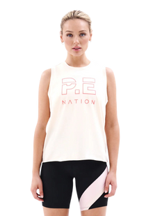  P.E Nation Shuffle Tank - Pearled Ivory