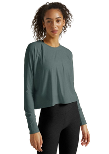  Beyond Yoga Featherweight Daydream Pullover - Storm Heather