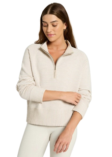  Nimble AM to PM 1/2 Zip Taupe