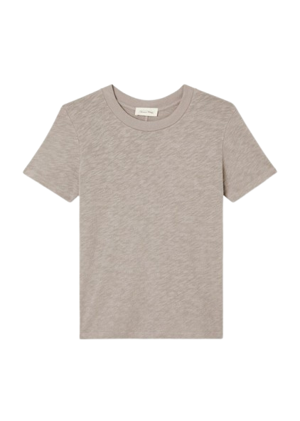 American Vintage Sonoma Round Neck Short Sleeve T-shirt - Vintage Beaver