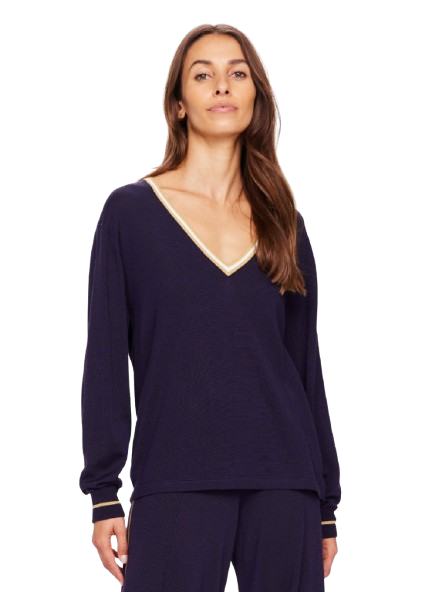 The Upside Greenwich Lena Long Sleeve - Navy