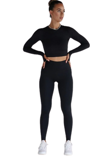  LEELO SCULPT Full Length Leggings - Black