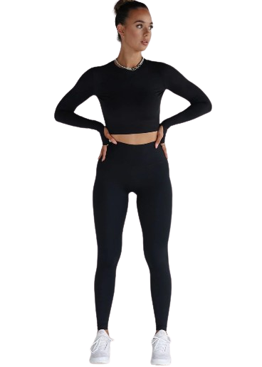 LEELO SCULPT Full Length Leggings - Black