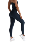 Leelo Sculpt Full Length Leggings - Navy'