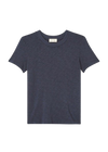 American Vintage Sonoma Round Neck Short Sleeve T-shirt - Vintage Navy Blue