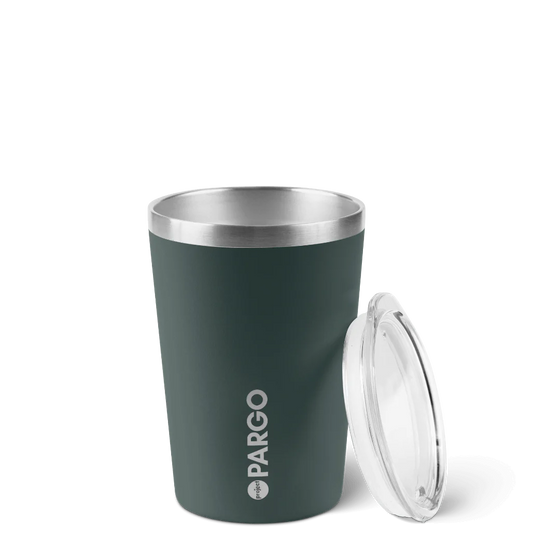 Pargo 12oz Insulated Coffee Cup - BBQ Charcoal