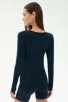 Splits59 Louise Rib Henley - Indigo