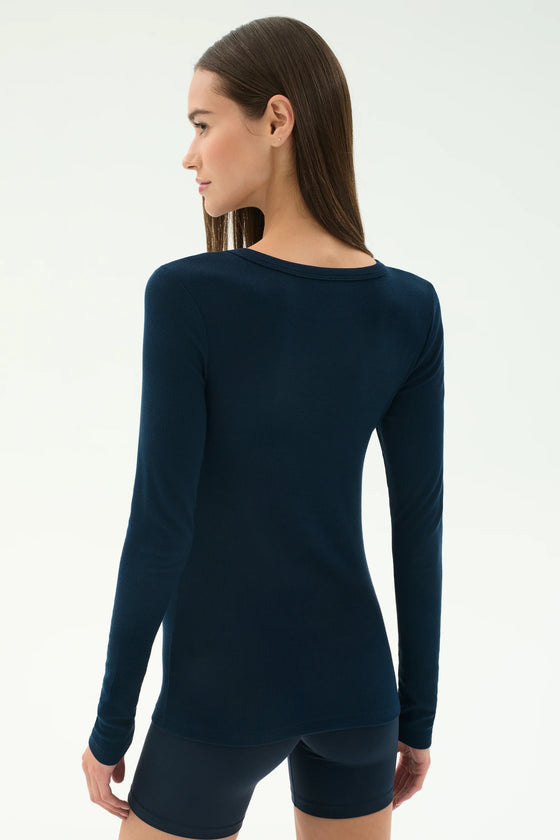 Splits59 Louise Rib Henley - Indigo