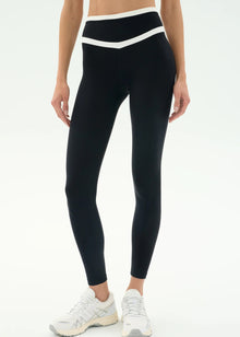  Splits59 Mason High Waist Rigor Full Length 28" Legging - Black/White