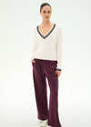 Splits59 Maxie Rigor Track Pant - Dark Cherry/Black