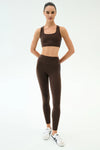 Splits59 Margot Rigor 7/8 Legging - Dark Chocolate/Black