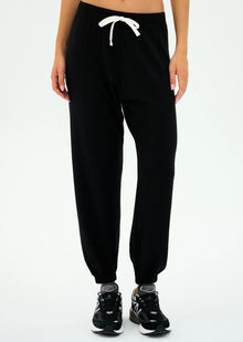  Splits59 Andie Oversized Fleece Sweatpant - Black