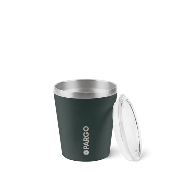 Pargo 8oz Insulated Coffee Cup - BBQ Charcoal