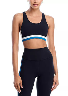  Splits59 Airweight Maci Bra - Black/Stone Blue